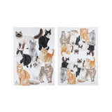 Purrrfect Moments 2pk Kitchen Towel by Ashdene