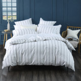 Cape Stripe Bluestone Duvet Cover