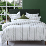 Cape Stripe Leaf Duvet Cover Set