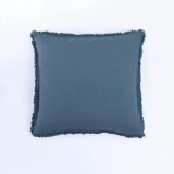 Laundered Linen Tassel Ocean Euro Pillowcases