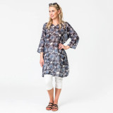 Poppy Charcoal Tunic