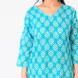 Fan Curacao Tunic