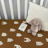 House Baby Blanket Mustard