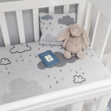 Clouds Baby Cushion Grey