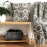 Mosaic Black Cushion