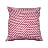 Chevron striped Hot Pink Cushion Cover