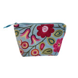 Rosa Blue Makeup Bag