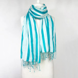 Striped Sky Blue Sarong Striped Sky Blue Sarong
