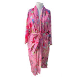 Paradise Diamond Dusty Pink Kimono Robe