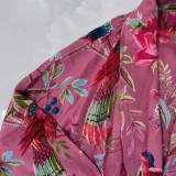 Paradise Diamond Dusty Pink Kimono Robe