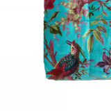 Paradise Velvet Sky Blue Throw