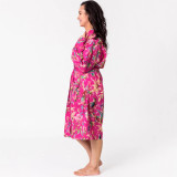 Paradise Hot Pink Kimono Robe