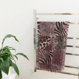 Merino Wool Lavender Tiger Scarf