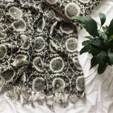 Mosaic Black Throw Mosaic Black Throw