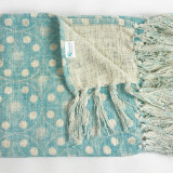 Mosaic Blue Throw Mosaic Blue Throw