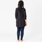 Pintuck Black Tunic Pintuck Black Tunic