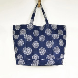 Persia Navy Tote Bag