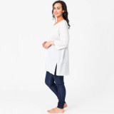 Pintuck White Tunic Pintuck White Tunic