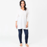 Pintuck White Tunic Pintuck White Tunic