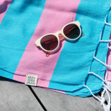 Santorini Towel Marine Hot Pink Santorini Towel Marine Hot Pink
