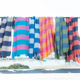 Santorini Towel Navy Sand Santorini Towel Navy Sand