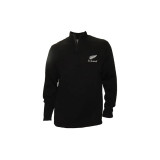 All Blacks Adult Merino Black Quarter Zip Pullover All Blacks Adult Merino Black Quarter Zip Pullover
