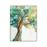 Eternal Canopy Natural Framed Canvas Wall Art by Linens and More