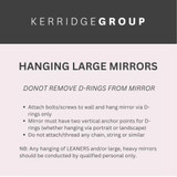 Hanging Mirror Instructions