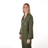 Greenstone Bamboo Viscose Women's PJs Long Sleeve & Pant Sleep Set By Calma Sleeps