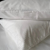 Hotel Micro 4mm Stripe Sheeting - 60/40 Poly Cotton | Good Linen Co