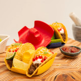 Sombrero Taco Holder Double by Prepara (4 Pack)