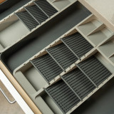 Adjustable Drawer Utensil Storage Tray Double by Prepara