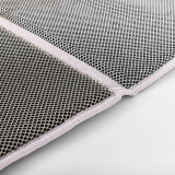 Drydock Deluxe Antibacterial Grey Dish Mat 66 x 33cm by Prepara