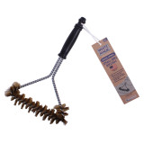 Small Brass Spiral Barbecue Brush by White Magic