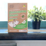 Eco Basics Dishwashing Sheets Fresh Lemon 60 Sheets Pack By White Magic
