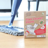 Eco Basics Floor Cleaner Sheets Lemon Myrtle 40 Sheets Pack By White Magic