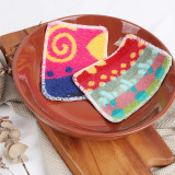 Eco Basics Cotton Flat Pot Scrubber by White Magic (2 Pack)