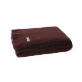 Windermere Mohair Throw -  Mulberry