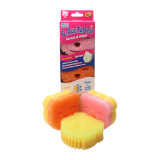 Scrubtastic Scrub & Wipe Sponge Duo by White Magic (3 Pack)