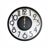 Falan Clock Black Frame by Linens and More Falan Clock Black Frame by Linens and More