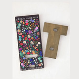 Phone Stand Wood Spread Wildflowers by Natural Life