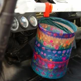 Pop Up Car Trash Bin - Floral Border by Natural Life