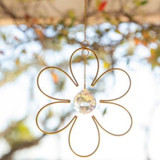 Whimsy Glass Sun Catcher - Flower by Natural Life Whimsy Glass Sun Catcher - Flower by Natural Life
