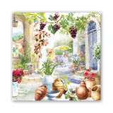 Tuscan Terrace Paper Napkins - Luncheon Napkin