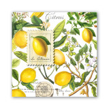 Lemon Basil Paper Napkins - Luncheon Napkin