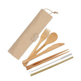 Eco Basics Reusable Bamboo Cutlery Set by White Magic