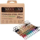 Eco Basics Stainless Steel Pegs Infinity Collection by White Magic