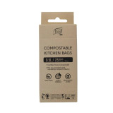Eco Basics Compostable Kitchen Bags 9.5L - 25Bags by White Magic