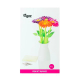 Flower Shop 5pc Pen Set With Vase by Vigar