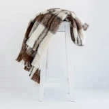 Windermere Alpaca Brushed Throw - Apache